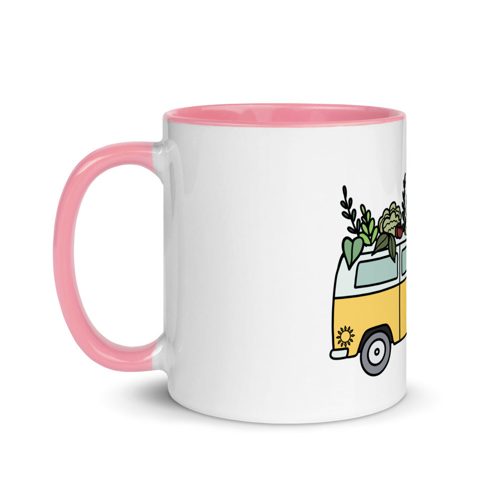 Groovy Bus Mug with Color Inside
