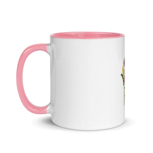 Flower Bunch Mug with Color Inside