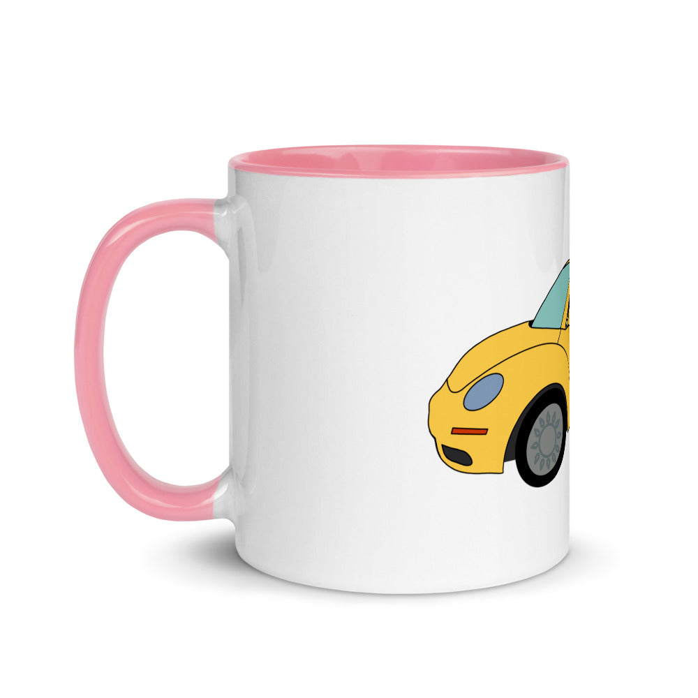 Cruisin' In The Cutie Car Mug with Color Inside