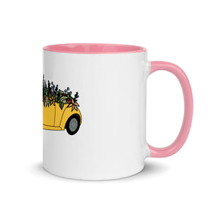 Cruisin' In The Cutie Car Mug with Color Inside