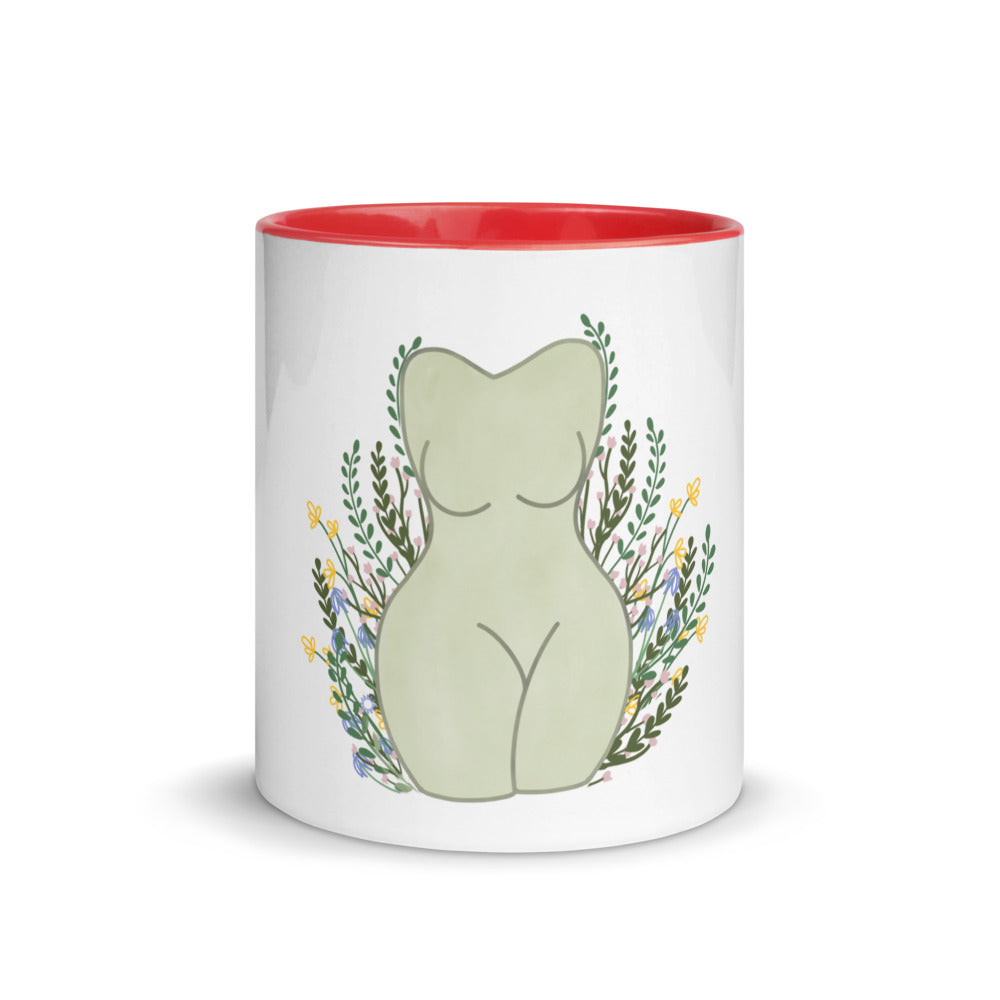 Grow Among The Wildflowers Mug with Color Inside
