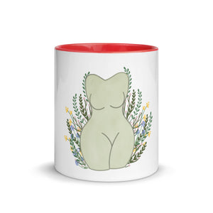 Grow Among The Wildflowers Mug with Color Inside