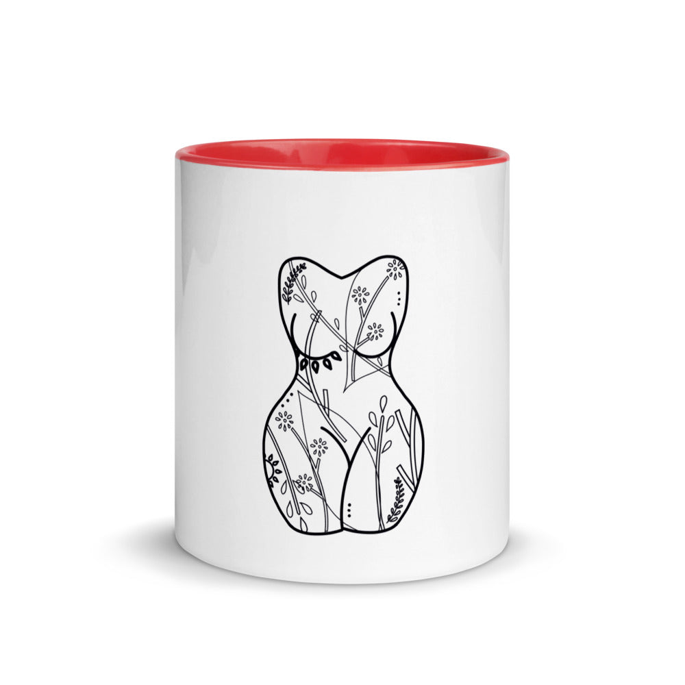 Grow The Skin You're In Mug with Color Inside