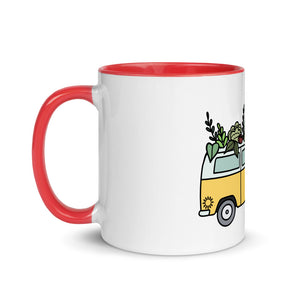 Groovy Bus Mug with Color Inside