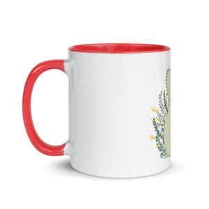 Grow Among The Wildflowers Mug with Color Inside