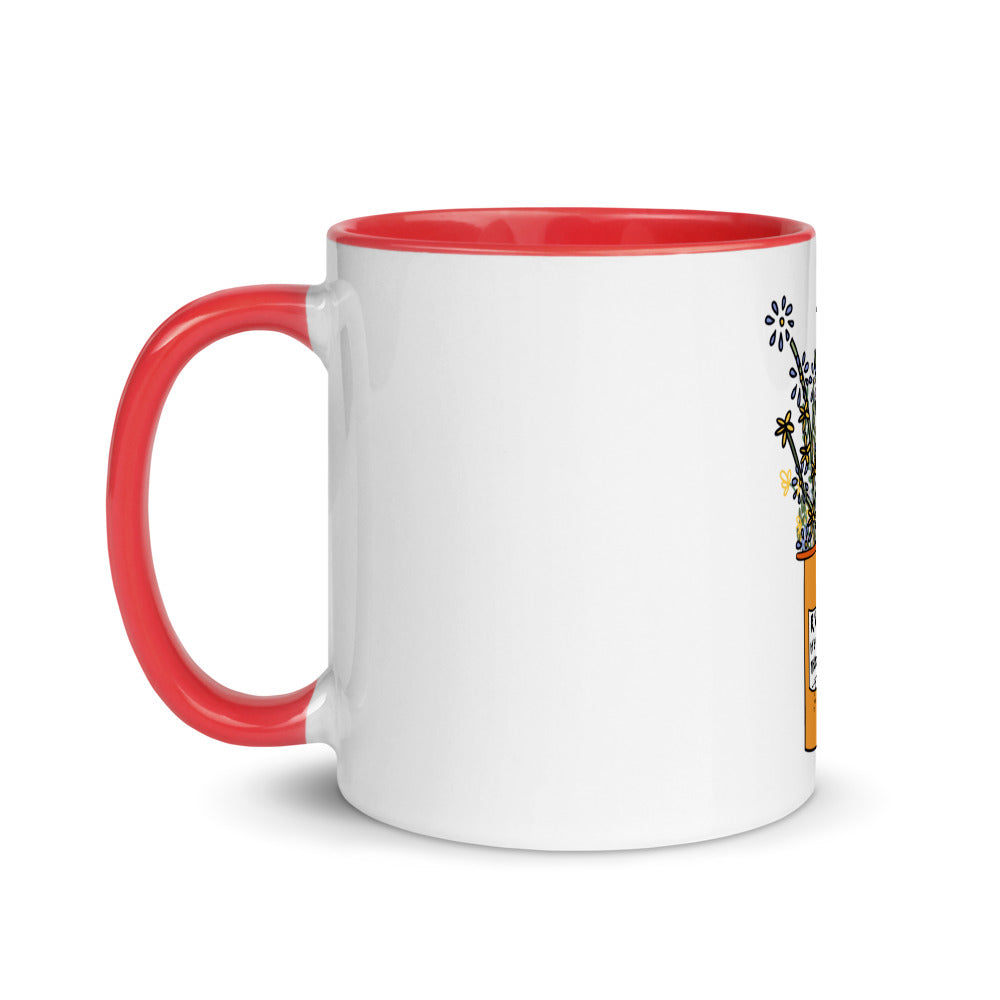It's Okay To Need Help To Grow Mug with Color Inside