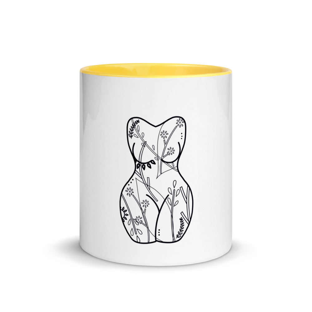 Grow The Skin You're In Mug with Color Inside