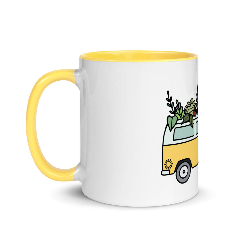 Groovy Bus Mug with Color Inside