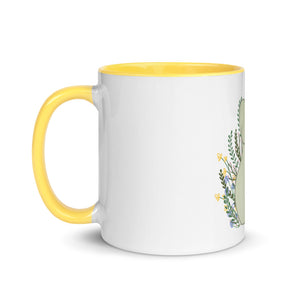 Grow Among The Wildflowers Mug with Color Inside