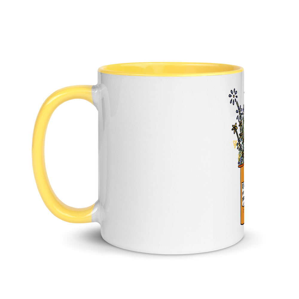 It's Okay To Need Help To Grow Mug with Color Inside