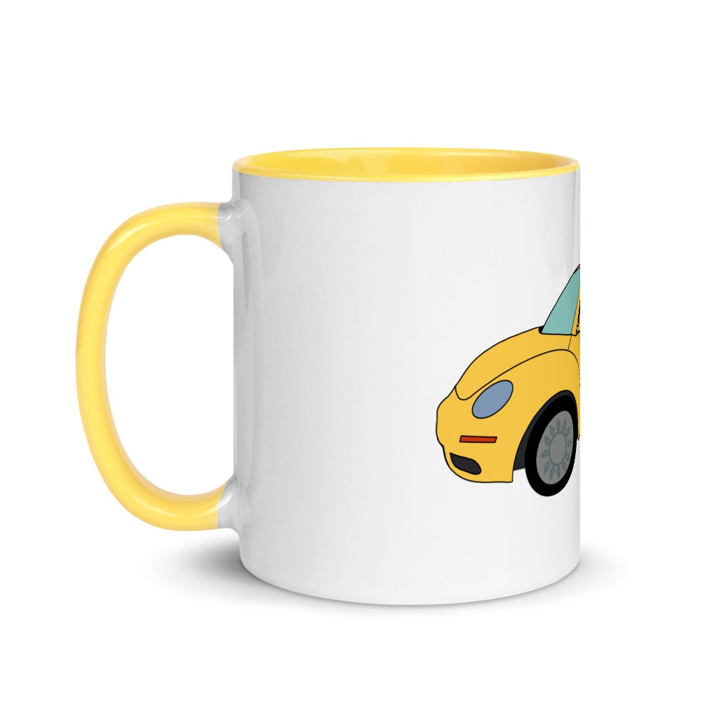 Cruisin' In The Cutie Car Mug with Color Inside