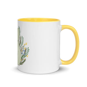 Grow Among The Wildflowers Mug with Color Inside