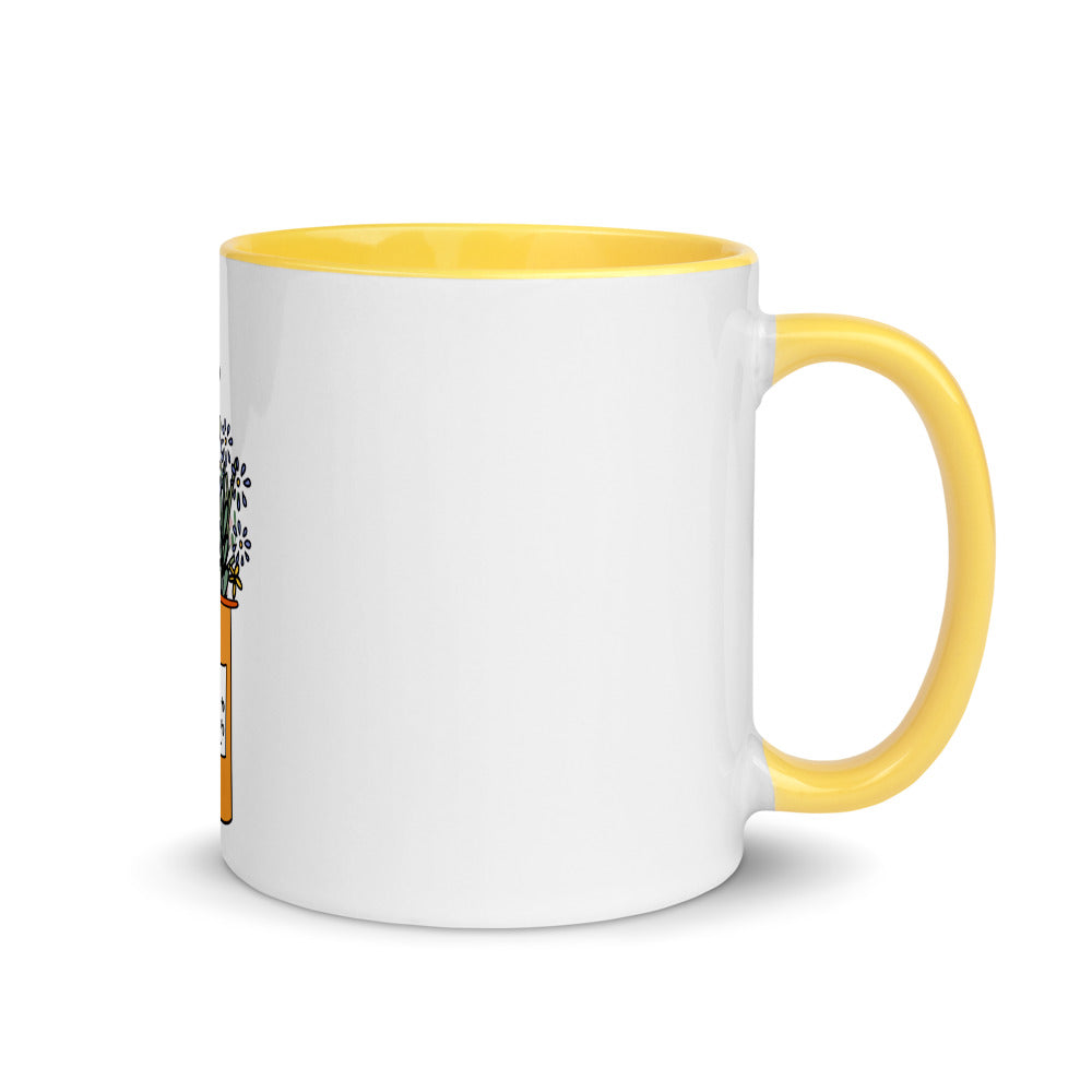 It's Okay To Need Help To Grow Mug with Color Inside