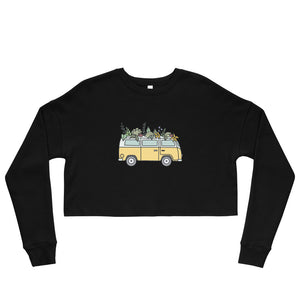 Groovy Bus Crop Sweatshirt