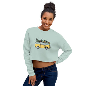 Groovy Bus Crop Sweatshirt