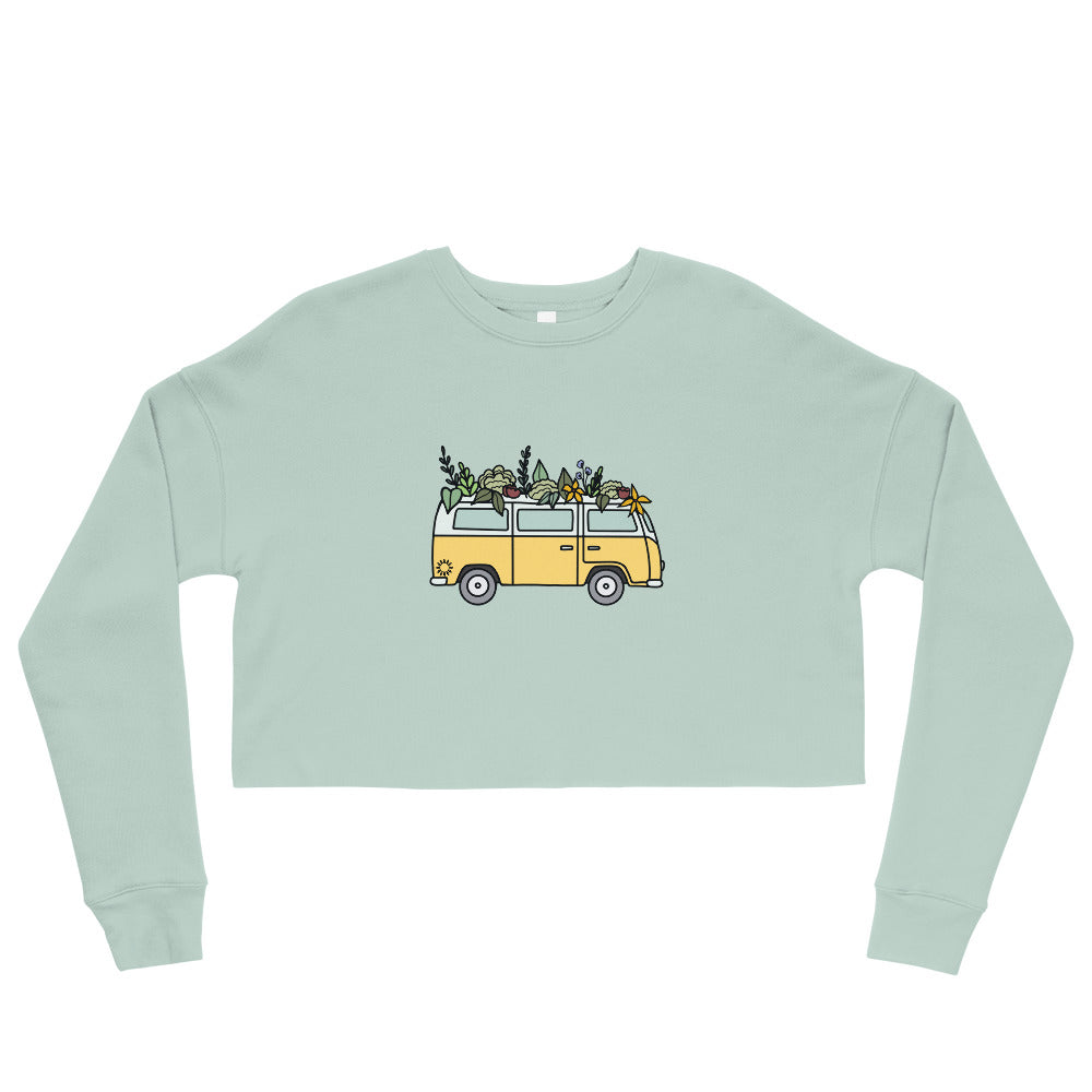 Groovy Bus Crop Sweatshirt