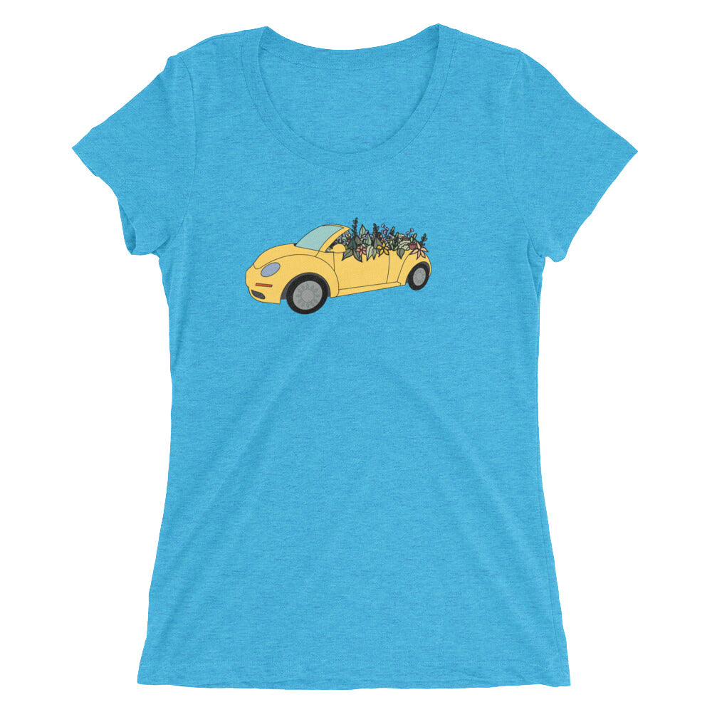 Cruisin' In the Cutie Car Ladies' short sleeve t-shirt