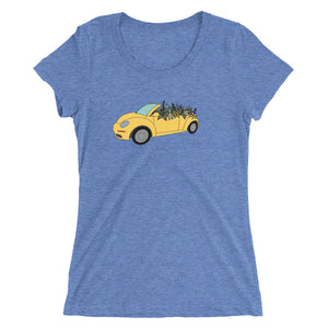 Cruisin' In the Cutie Car Ladies' short sleeve t-shirt