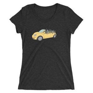 Cruisin' In the Cutie Car Ladies' short sleeve t-shirt