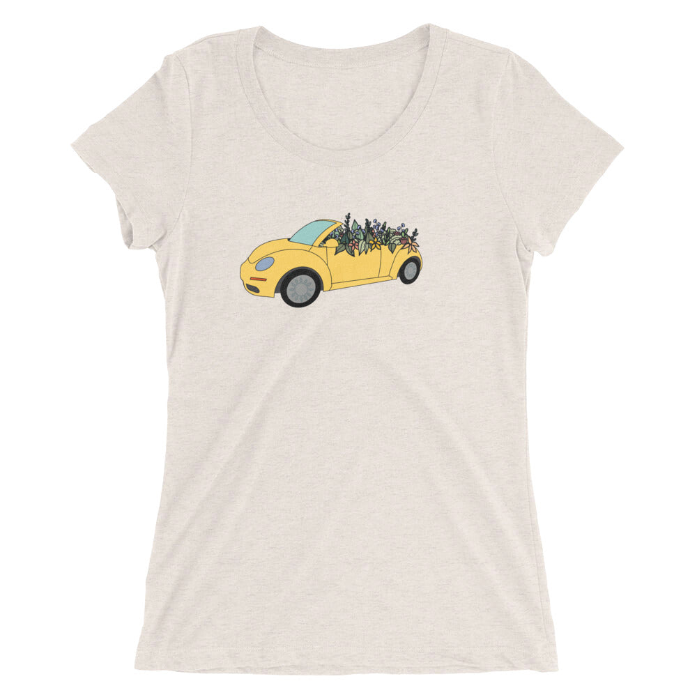 Cruisin' In the Cutie Car Ladies' short sleeve t-shirt