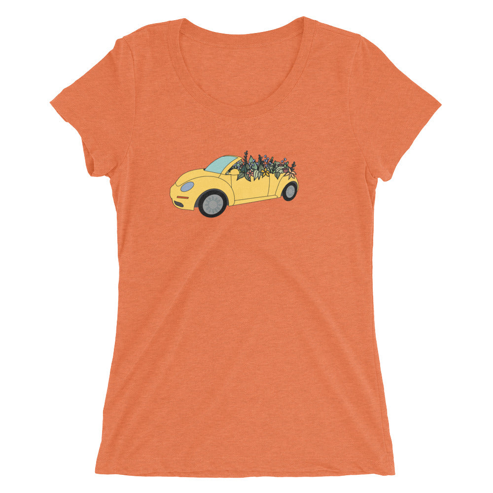 Cruisin' In the Cutie Car Ladies' short sleeve t-shirt